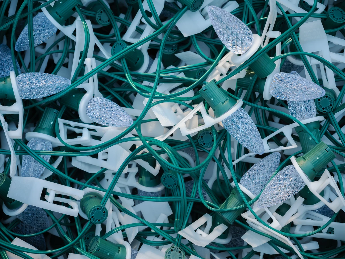 strands of christmas lights